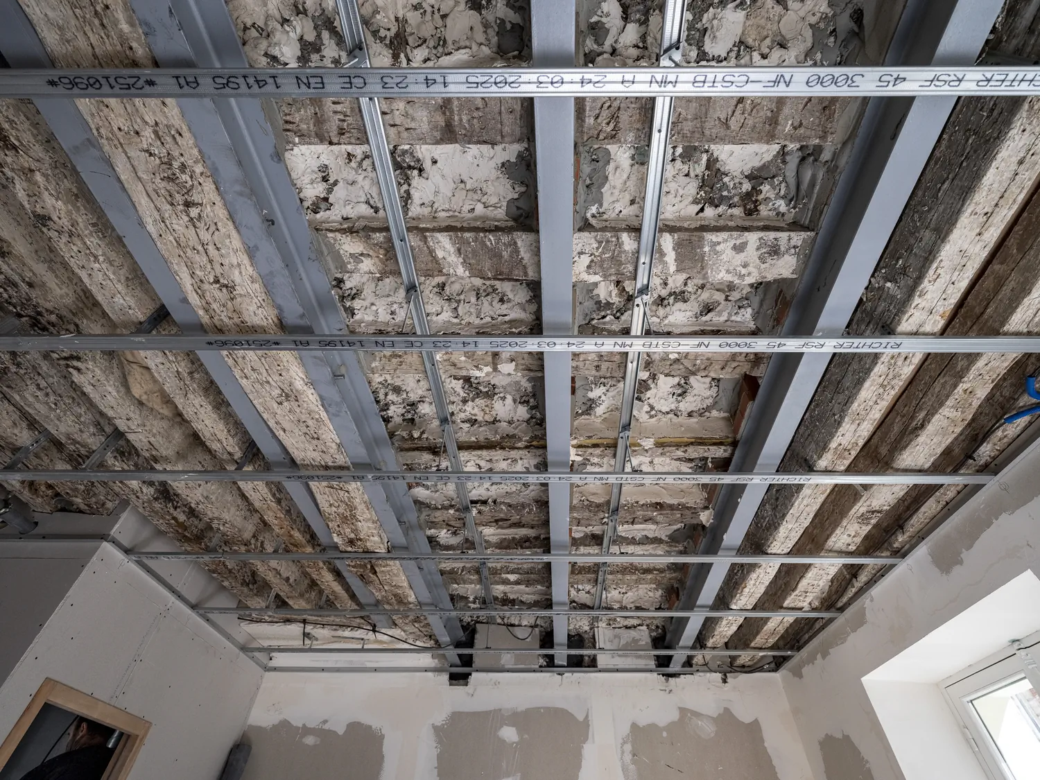 ARTIS METEOR vue plafond chantier